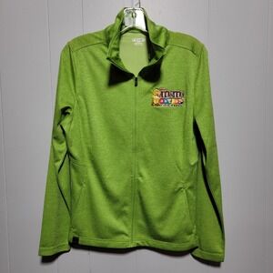 OGIO M&M S Racing Zip Up Jacket Women‎ M Lime Green Polyester Track Jacket